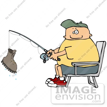 14919-fishing-man-with-a-boot-as-catch-clipart-by-djart.webp