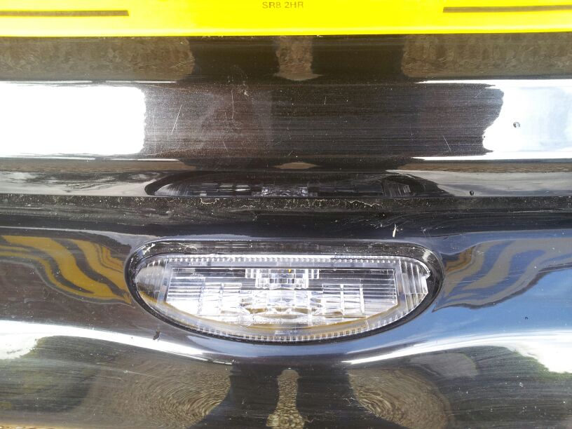 Number plate light not working