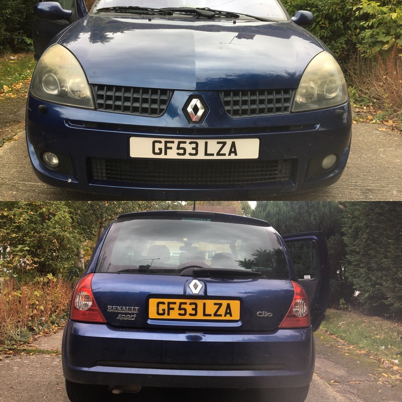 Fancy Plates Discount Code ClioSport