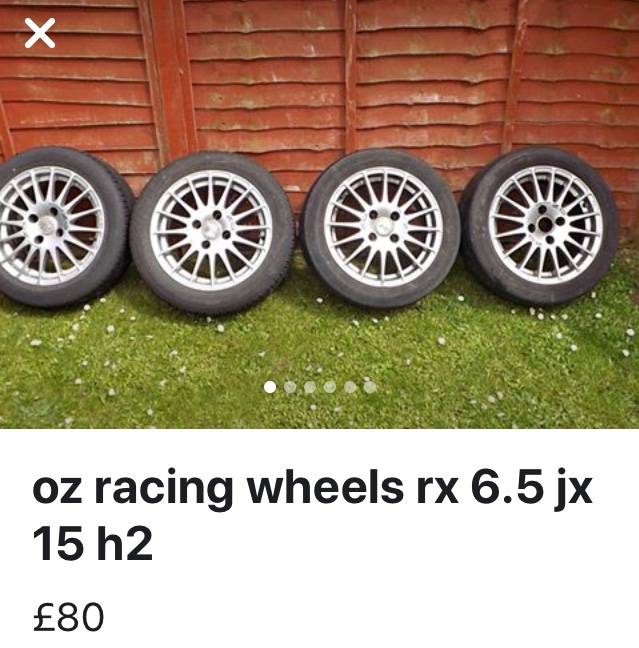 Second hand wheels