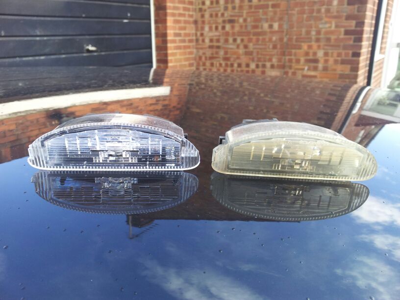 Number plate light not working