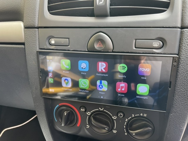 Head Unit Android 12 GPS, Carplay 2 din, Renault Clio 