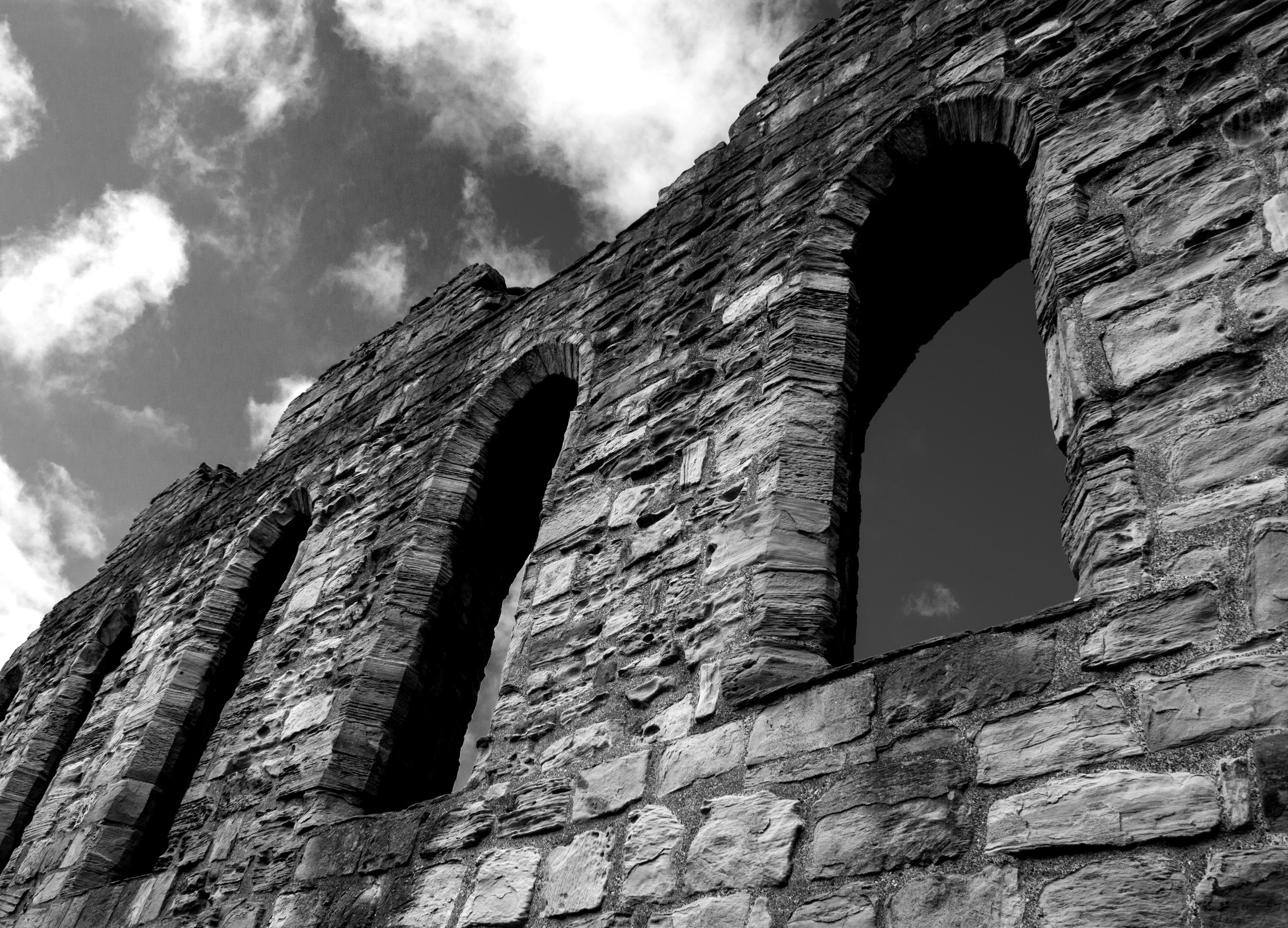 Abbey Arched Windows B&W.jpg