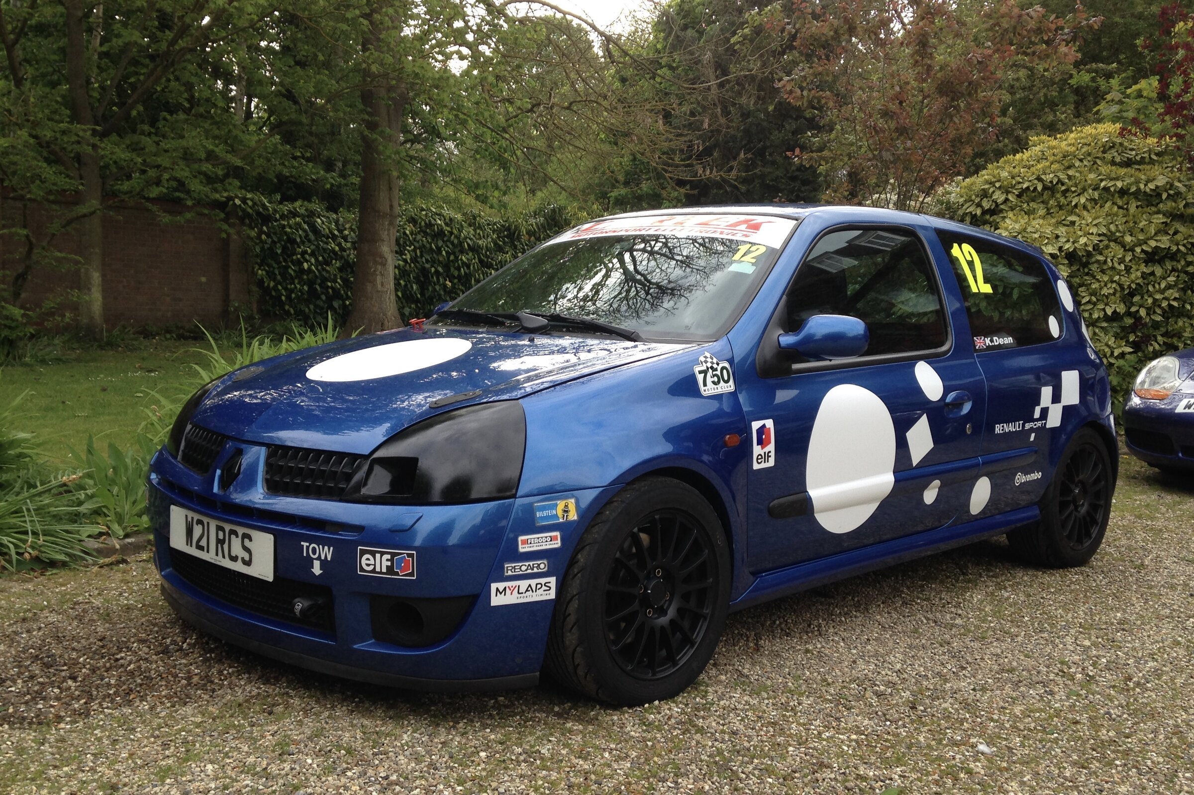 Ford Focus RS mk2 2009 model - with personalised number plate and wRC rally  headlights shown at donnington park race circuit Stock Photo - Alamy