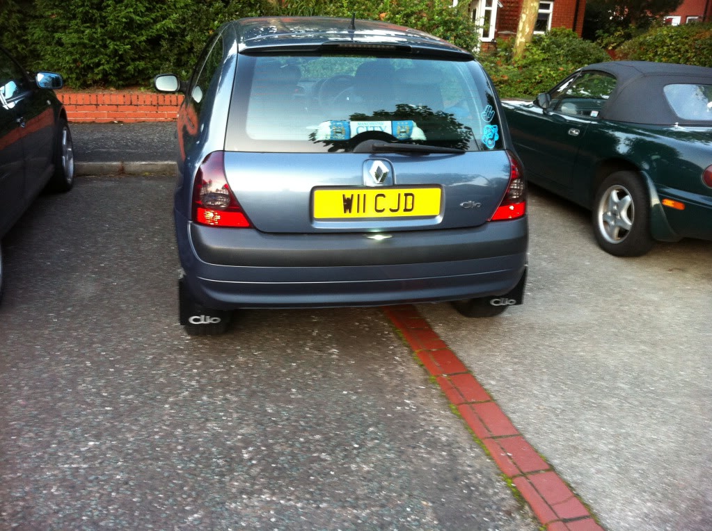 renault clio mud flaps