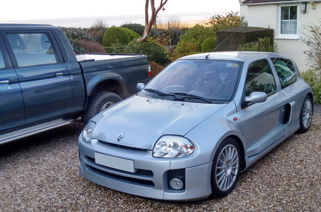 Clio v6 KW Coilovers fitted.jpg