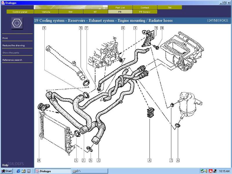 Cooling system pipe placement