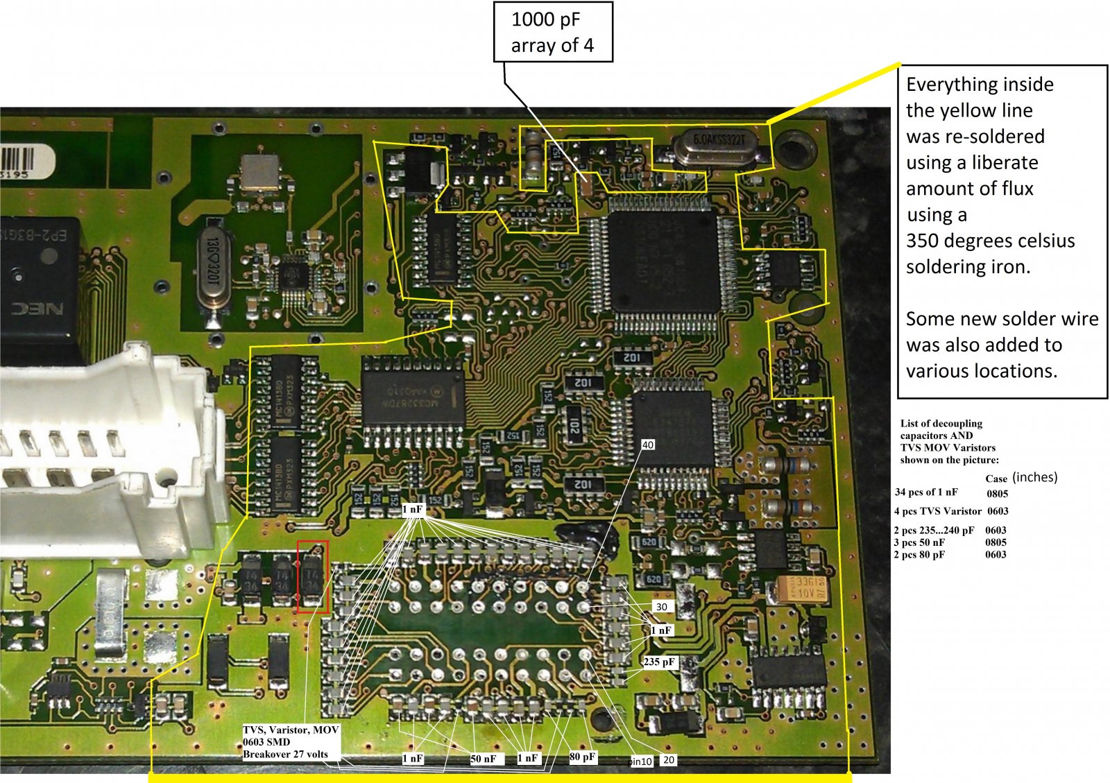UCH Clicking Relay flashing lights juddering wipers juddering