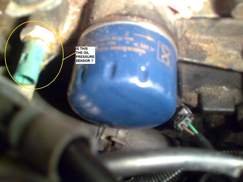 where is the oil sensor