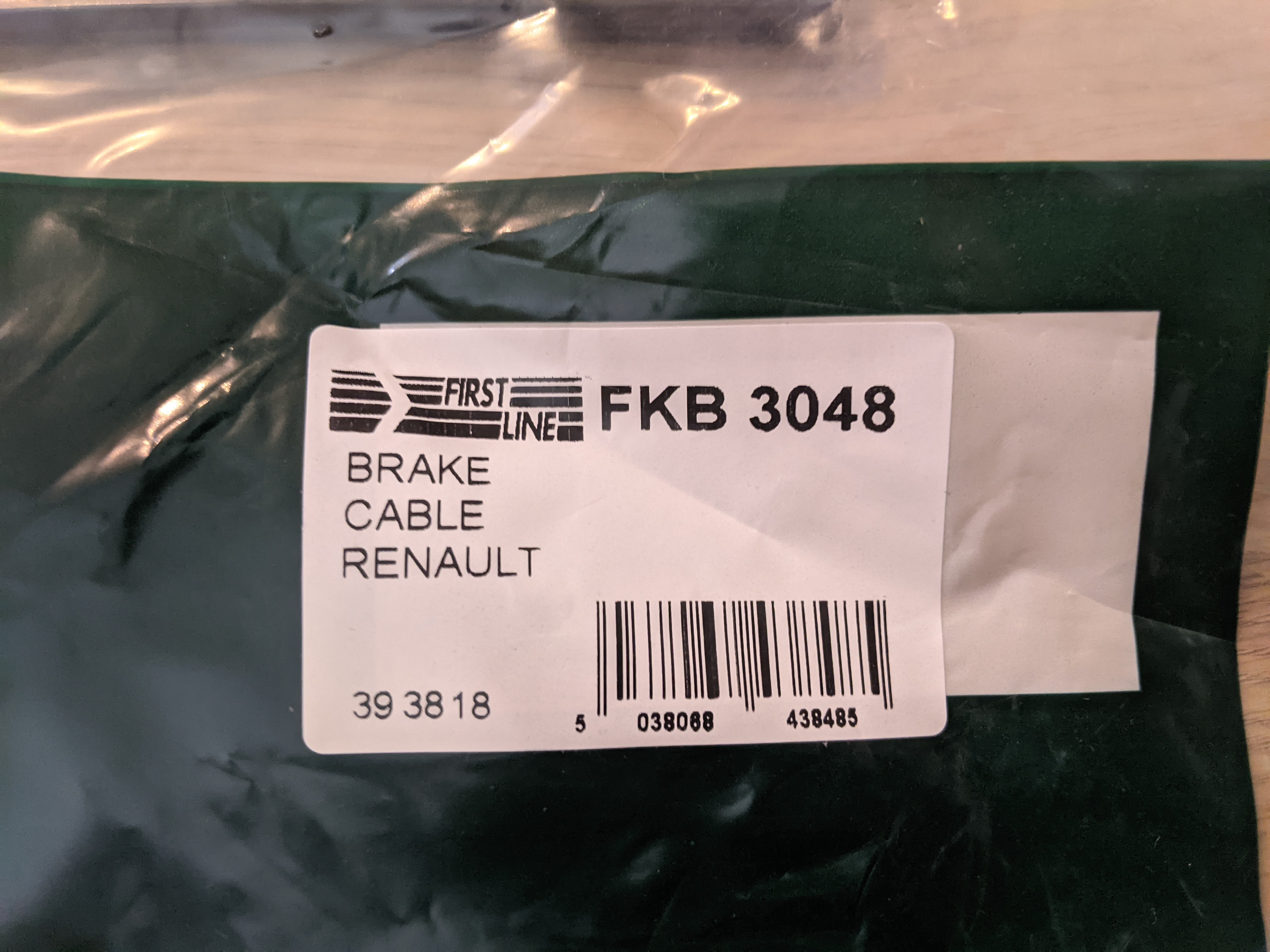 First Line FKB3048 Parking Brake Cable 