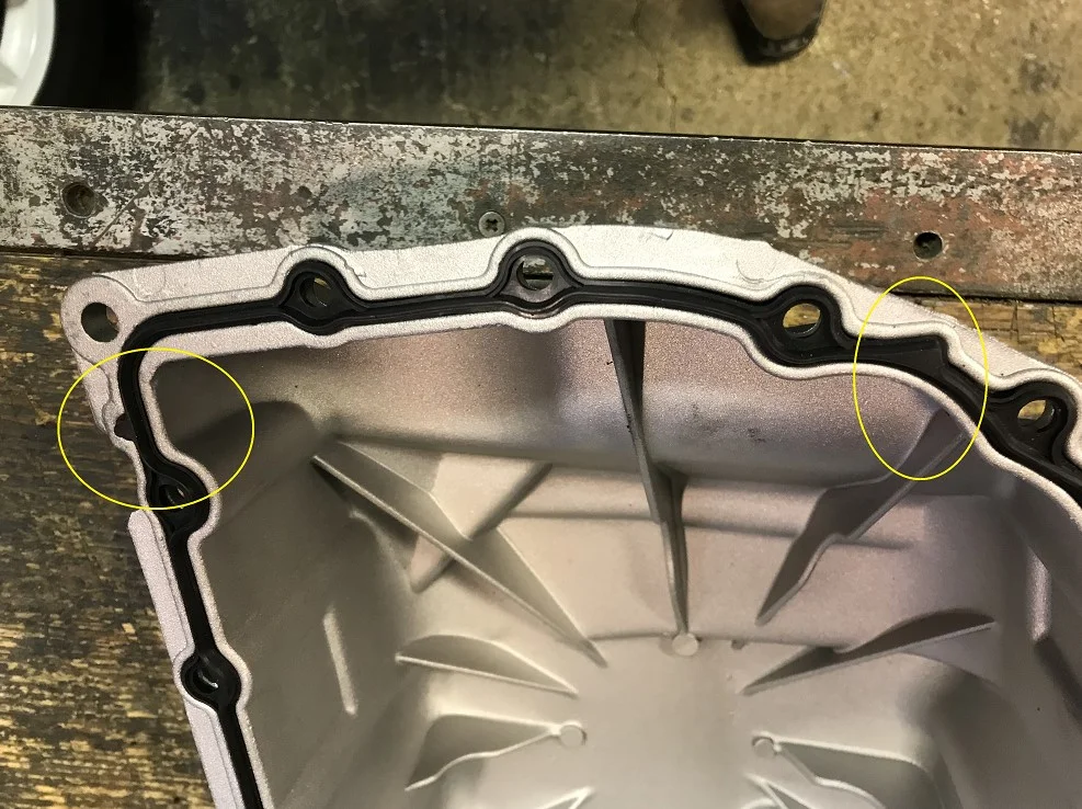 Sump front potential leak spots.webp