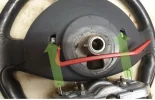 Clio 182 orig steering wheel and airbag.webp