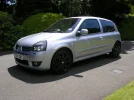 Clio with badboy black 182 wheels.webp
