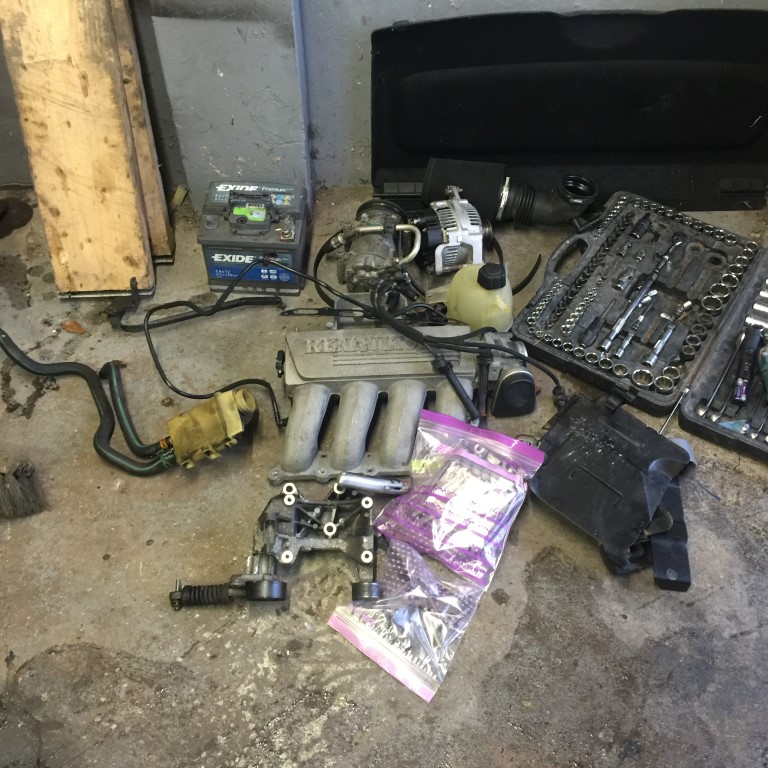Parts coming off