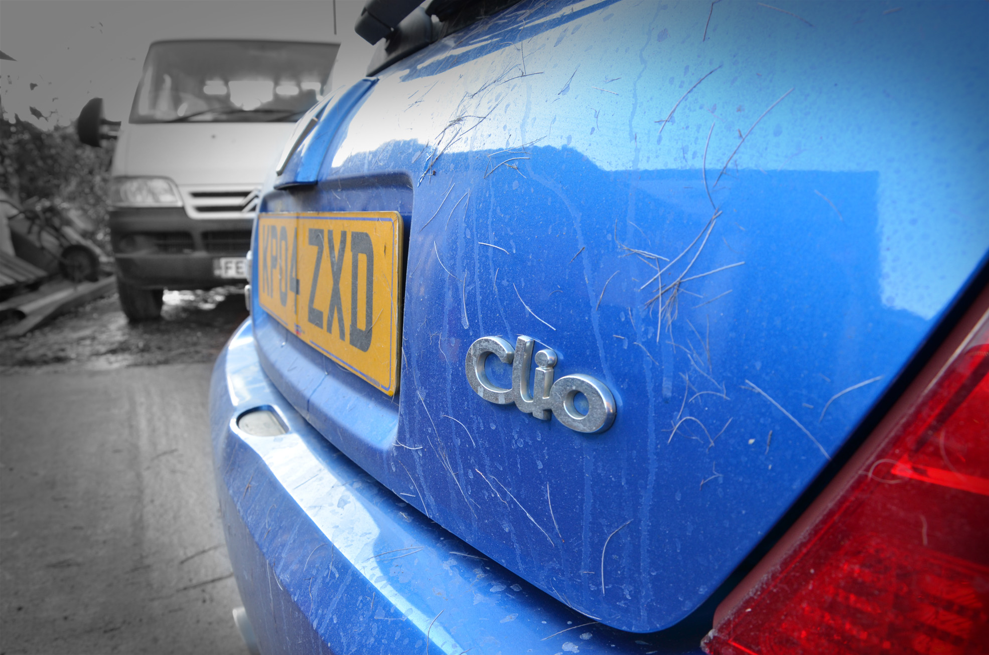 SW RollingRoad Meet 2013 - the result of hitting a dead frozen badger